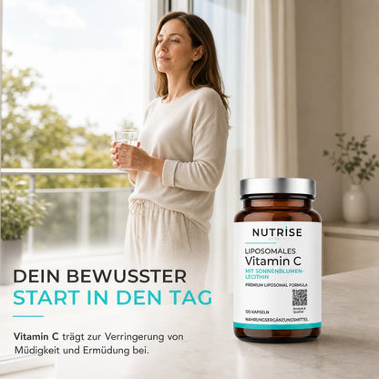 Nutrise Health Liposomales Vitamin C als Teil einer bewussten Morgenroutine