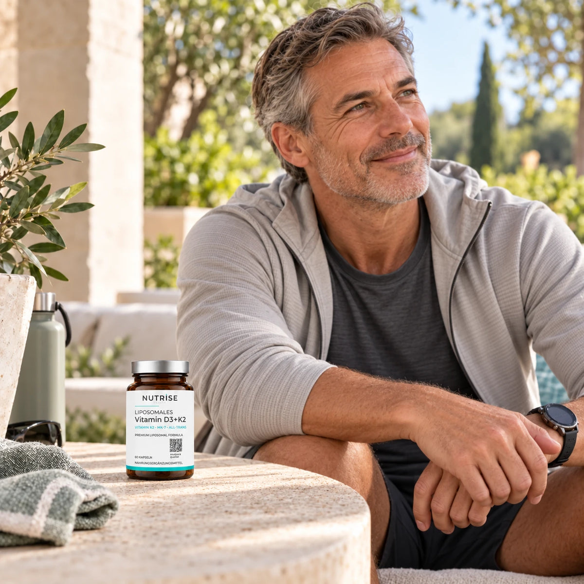 Nutrise Vitamin D3 + K2 als Teil einer bewussten Alltagsroutine